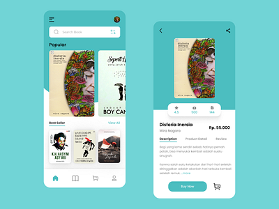 Store Book Mobile App Concept apps book concept design mobile ui uiux ux