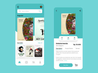 Store Book Mobile App Concept