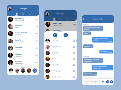 Kirim Pesan mobile app concept app concept design massages mobile ui uiux ux