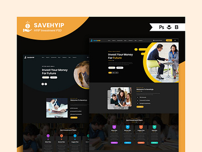 SaveHyip | HYIP Investment Business Website HTML5 Template