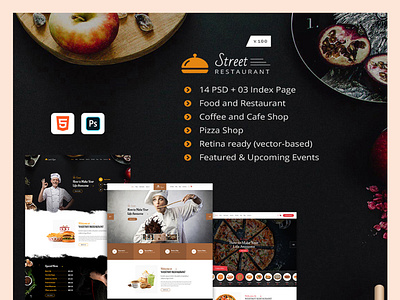 Street - Fast Food & Restaurant HTML Template