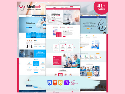 Medisch health care appointment HTML template