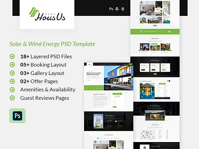 HousUs - Rental Property PSD Template