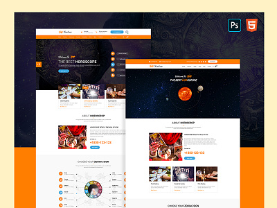 Horoscope - All in one Astrology and Numerology HTML Template