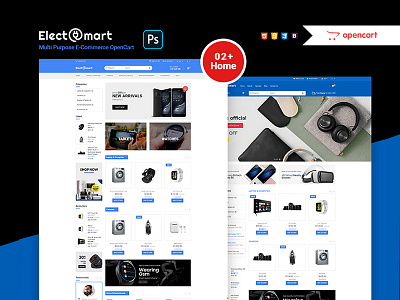 Electromart - ecommerce opencart theme