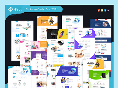 i-Fact Landing Page HTML Template