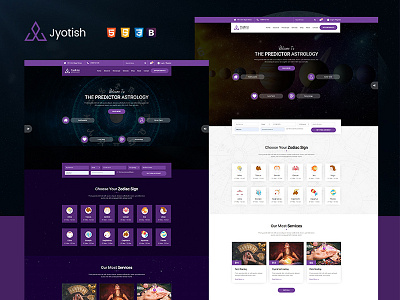 Jyotish - Astrology and Numerology HTML Template