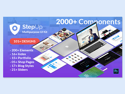 StepUp Multipurpose All in One PSD Template