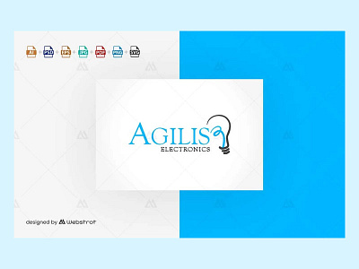 Agilis electronics logo templete