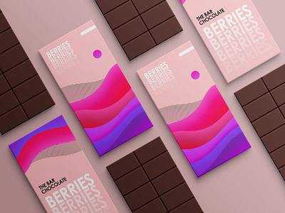 Chocolate Concept blend tool branding chocolate colors cover art design illustration packaging vector