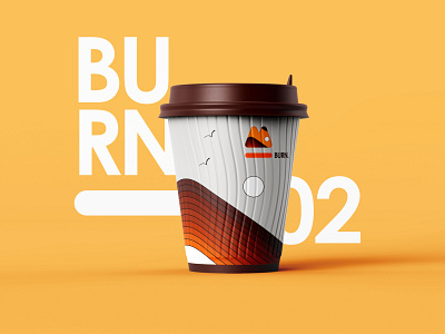 Burn Drink blend tool branding cup design illustration vector