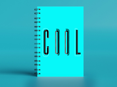 COOL abstract art blue bookcover creative design experiment font graphic design lines typography vector