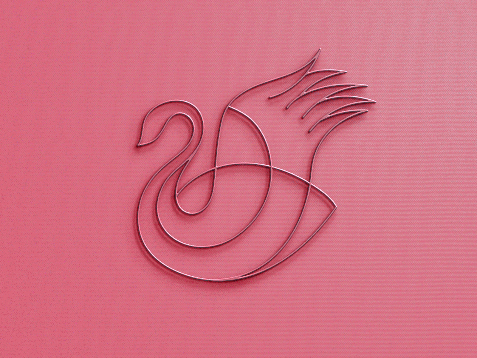 SWAN! abstract animals branding design graphic design illustration minimal outline vector