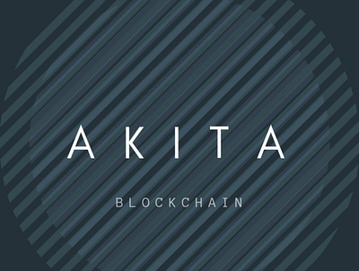 AKITA blockchain design logo