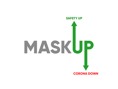 Mask Up Corona Down Graphics corona creative design mask