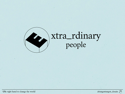 Extra_rdinary people design designgraphic textgraphy typography