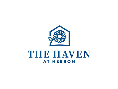 The Haven Logo - Another Concept flower home house icon logo design nonprofit