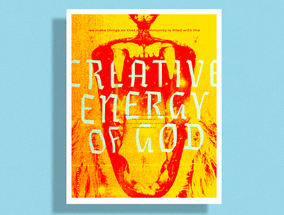 The Creative Energy of God 8.5x11 alabaster company design inspirational inspirational quote