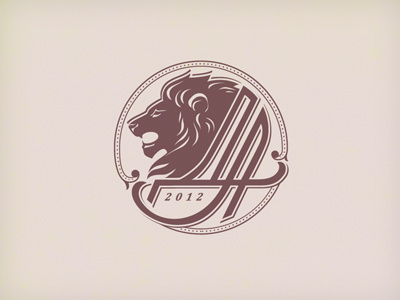 wedding monogram lion logo monogram typography wedding