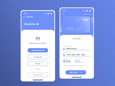 Daily UI challlenge 001 - Credit Card