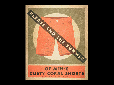 Men's Dusty Coral Shorts