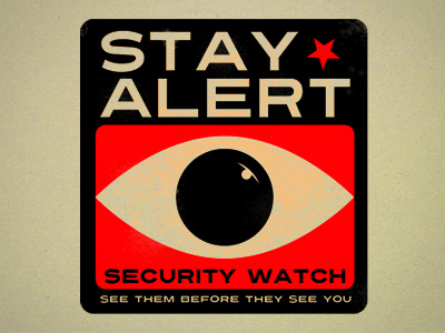 Stay Alert eye icon logo