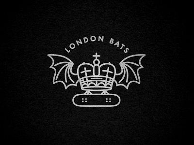 London Bats bat crown london skateboard