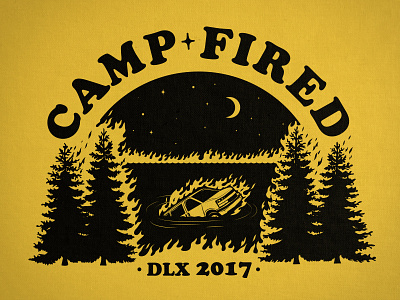 Camp Fired tee