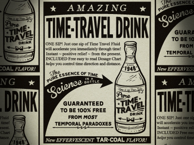 Time Travel Drink Ad