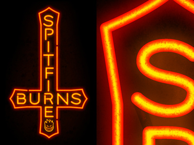 Neon Burn burn cross neon spitfire