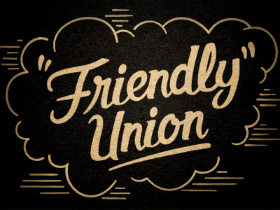 Friendly Union cloud friendly script union