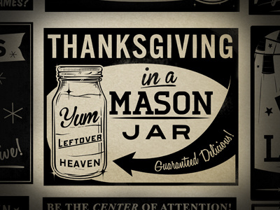 Thanksgiving In A Mason Jar