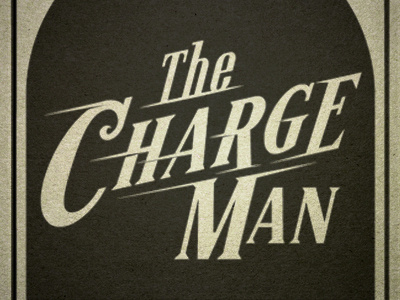 Charge Man logo type vintage