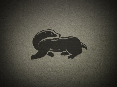 Lil Meanie animal badger grumpy illustration mean ol cuss