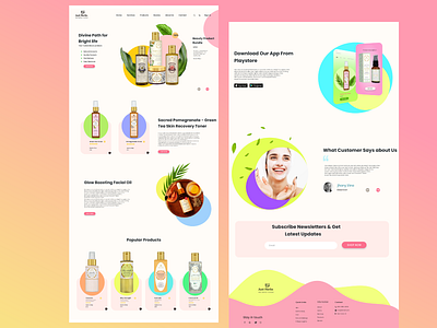 Herbal Beauty Landing Page