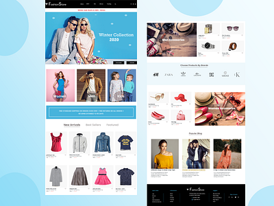 Fashion Web Landing Page website landing page