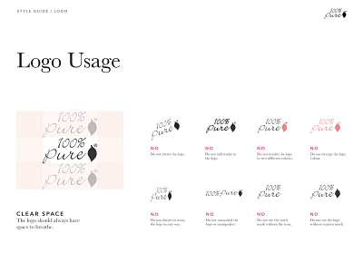 Brand Style Guide branding design typography ui ux vector