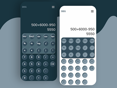 Daily UI 004 Calculator app calculator daily daily ui graphic design product design ui ux