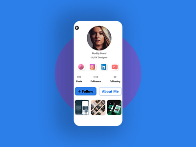 Daily UI 06 User Profile