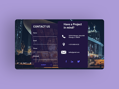 Contact Us - Daily UI 28
