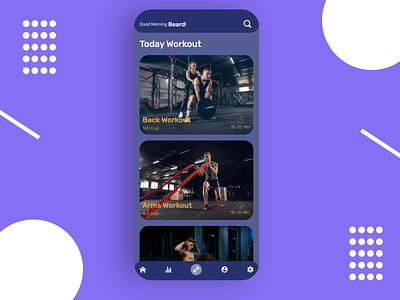 Daily UI 62 — Workout Of The Day app app interface design branding colorfull daily ui daily ui challenge design exercise interface mobile app ui uiux ux web workout yoga