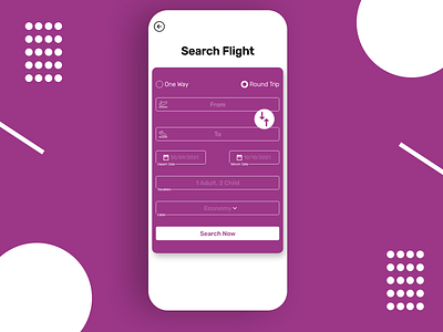 Daily UI 68 - Flight Search app branding colorful daily ui daily ui challenge design flight flight booking flight search travel travel app travel web ui uiux ux web