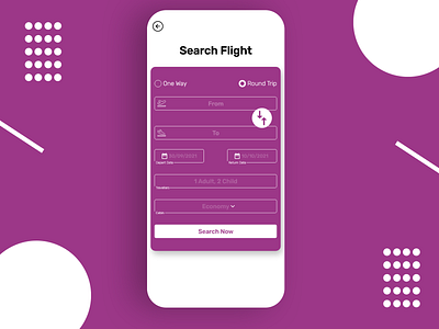 Daily UI 68 - Flight Search