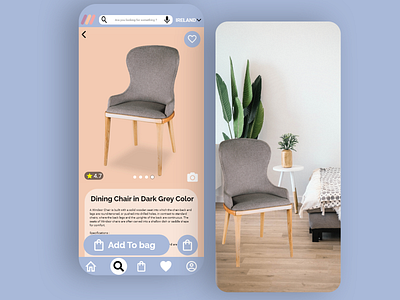 Daily UI #73 | Virtual Reality app branding daily ui daily ui challenge day 73 design furniture store gaming photos reality ui uiux ux virtual virtual reality web website