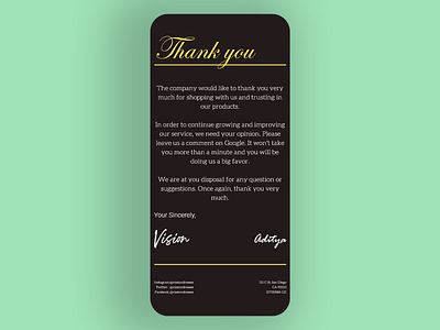 Daily UI#77 [ Thank you ] 77 day app branding challenge daily ui daily ui 77 design design ui message shopping thank you ui uiux uiux design ux web
