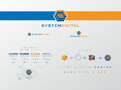 System Digital Logo Design art artwork design digital art logo logo design vector website