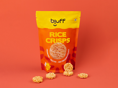 Bluff Snacks - Rice Crisps: Packaging Design