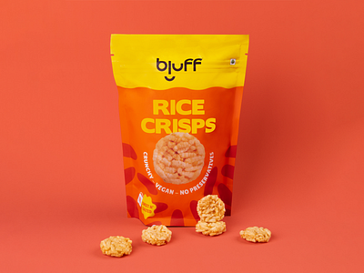 Bluff Snacks - Rice Crisps: Packaging Design