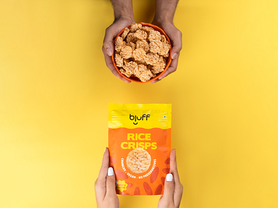 Bluff Snacks - Rice Crisps: Packaging Design branding design graphic design illustration logo packaging typography ui ux vector