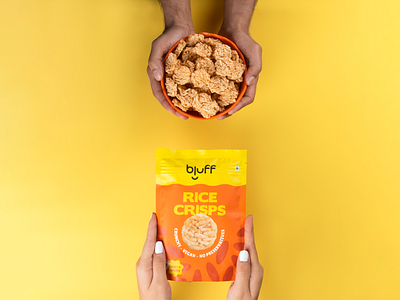 Bluff Snacks - Rice Crisps: Packaging Design